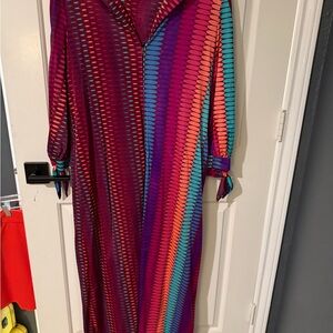 Neiman Marcus Multicolor Maxi Dress